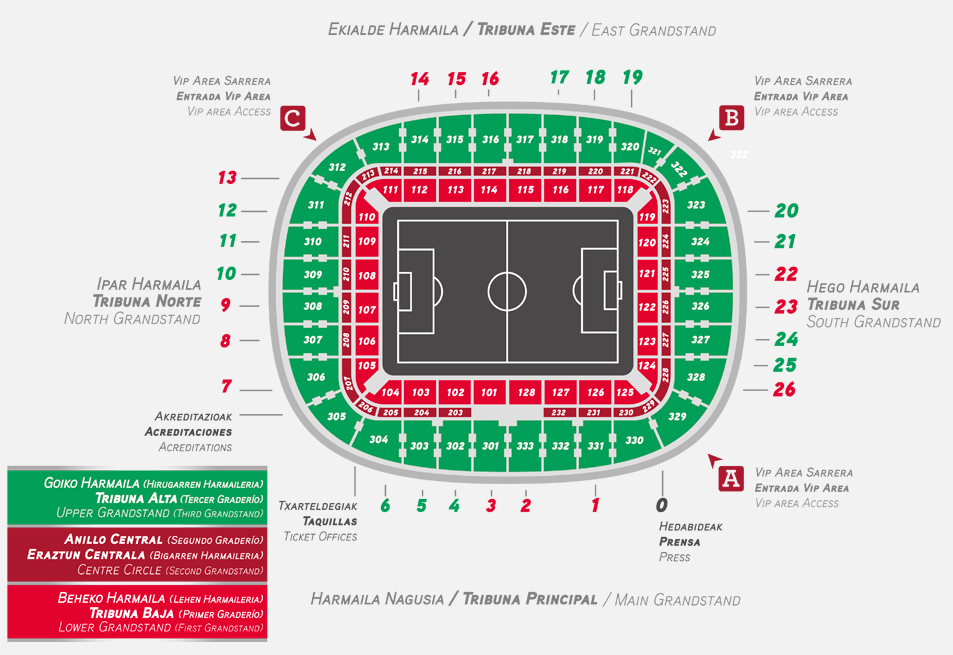 Сан-Мамес (San Mames) схема